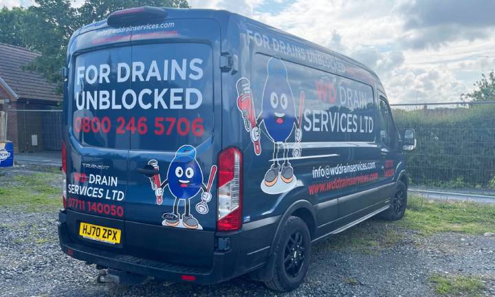 WD Drain Services Van